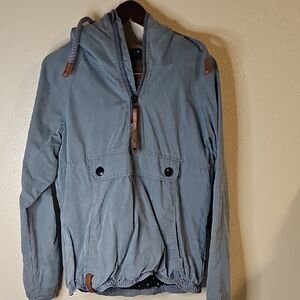 Naketano Blue Windbreaker Lightweight Jacket